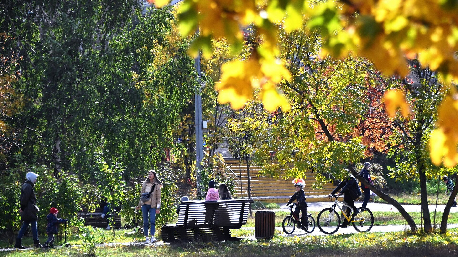 В Москву пришло бабье лето