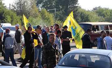 На Украине водители перекрыли дороги в 46 городах