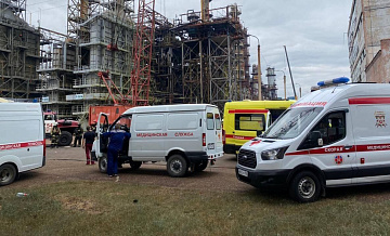 На площадке Башкирской содовой компании проводят аварийные работы