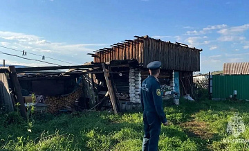 В башкирском селе смерч повредил три дома и хозяйственные постройки