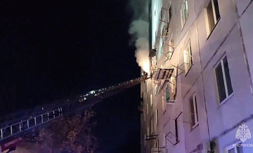 В Уфе при пожаре в жилом доме погиб мужчина