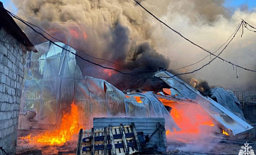 Пожар в обувном цеху в Кисловодске локализовали