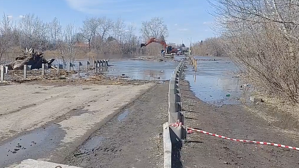 В Курганской области остаются подтопленными девять участков автодорог