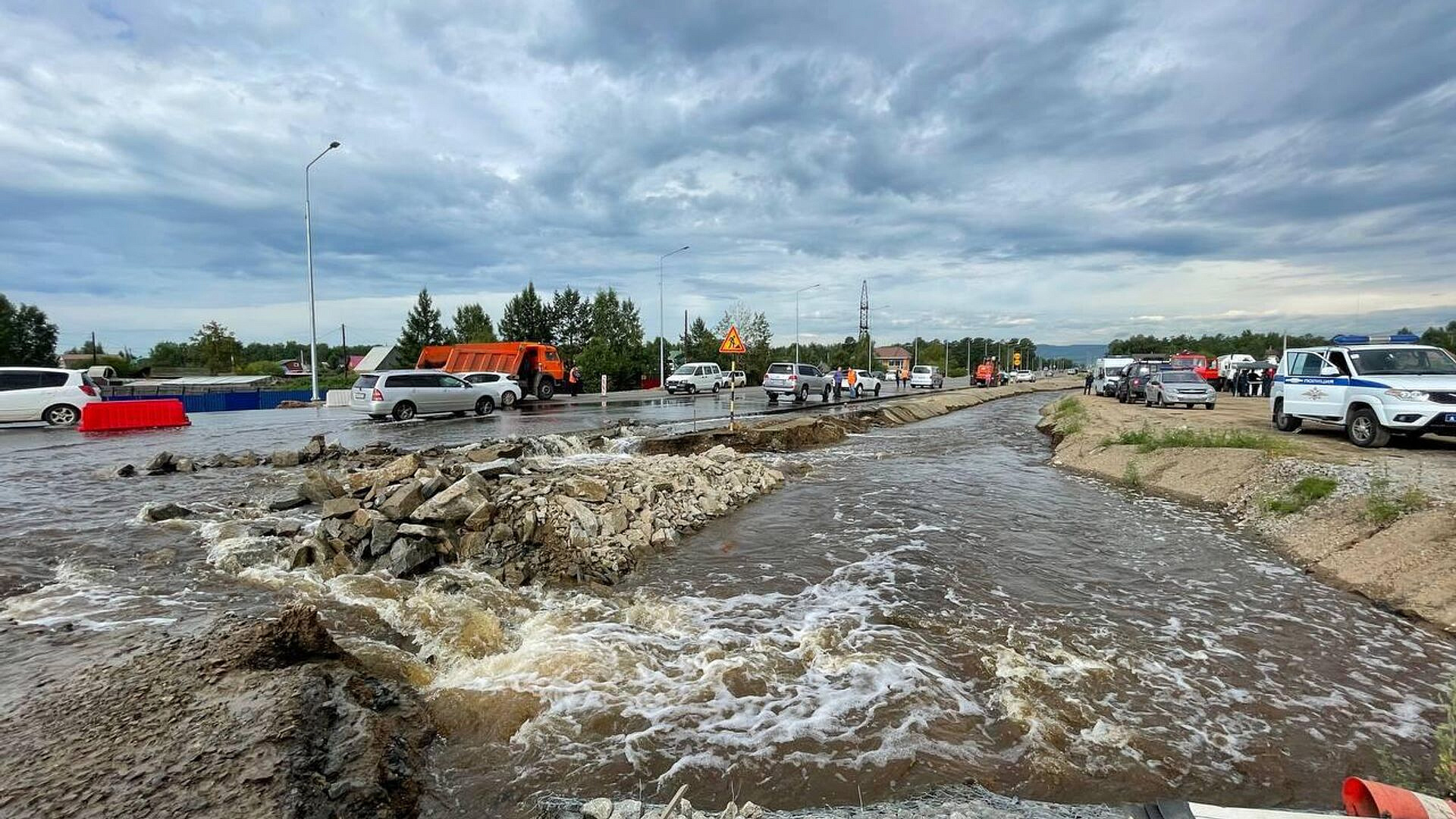В Приморье отрезало несколько сел из-за размыва дорог