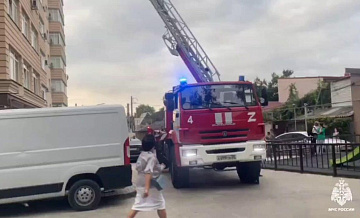 В Симферополе потушили пожар в многоэтажке