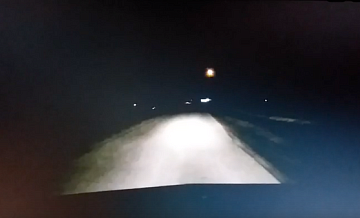 Жители Уфы наблюдали полет болида
