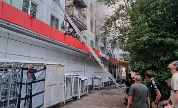 В Самаре ликвидировали открытое горение в пятиэтажном доме