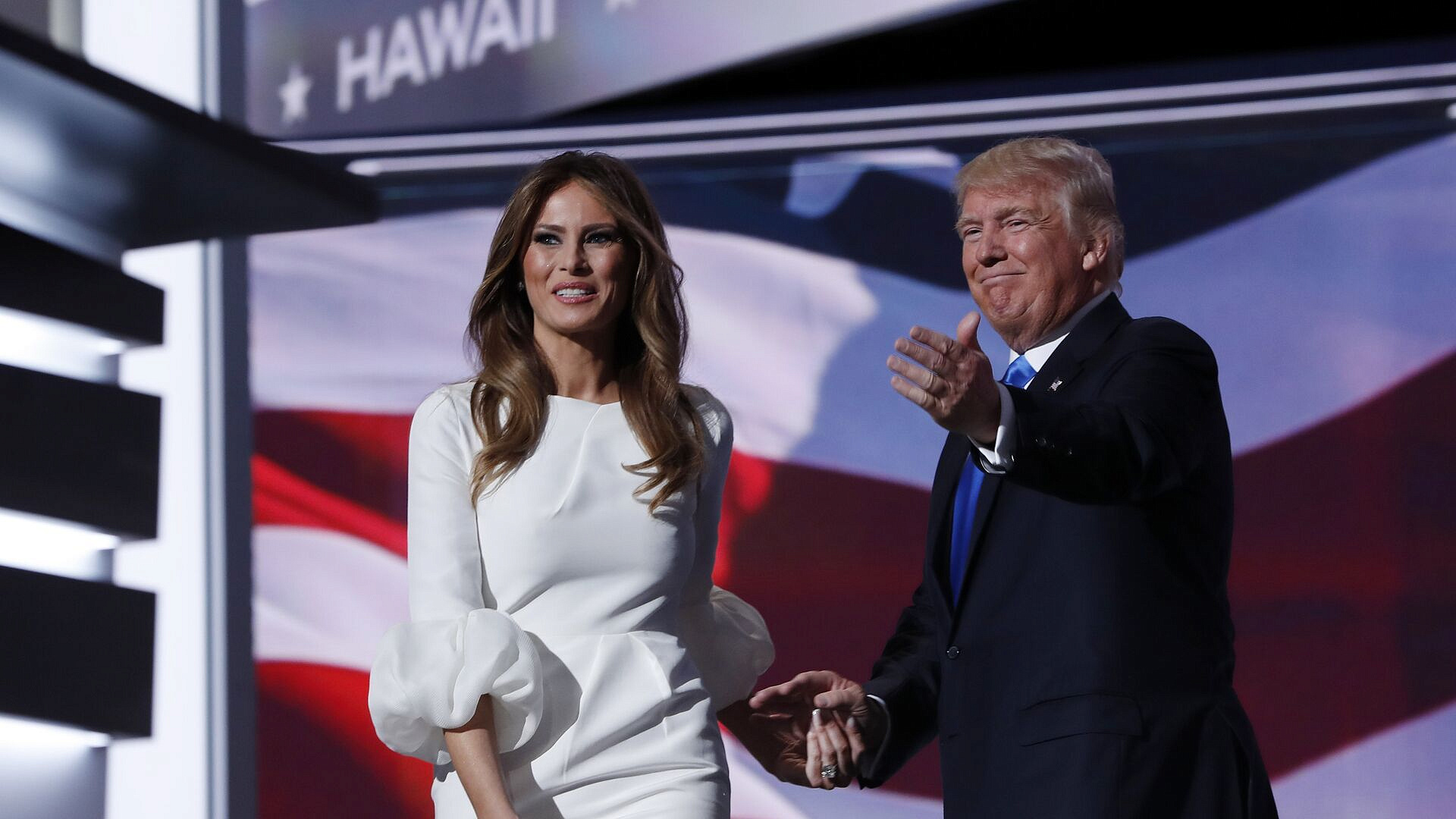 Меланья Трамп присоединилась к танцу мужа