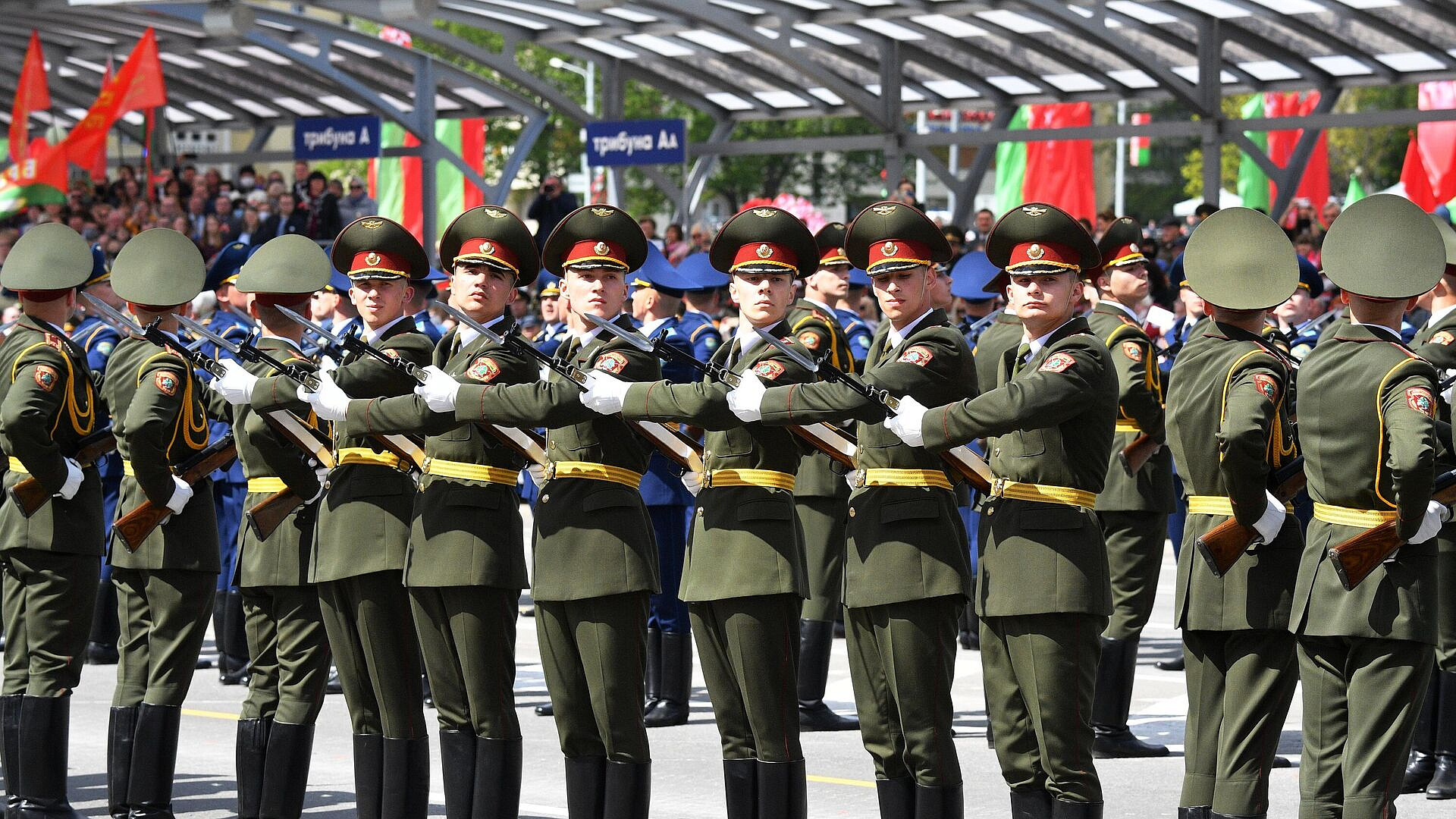 Более 20 парадных расчетов будут участвовать в Параде Победы в Минске