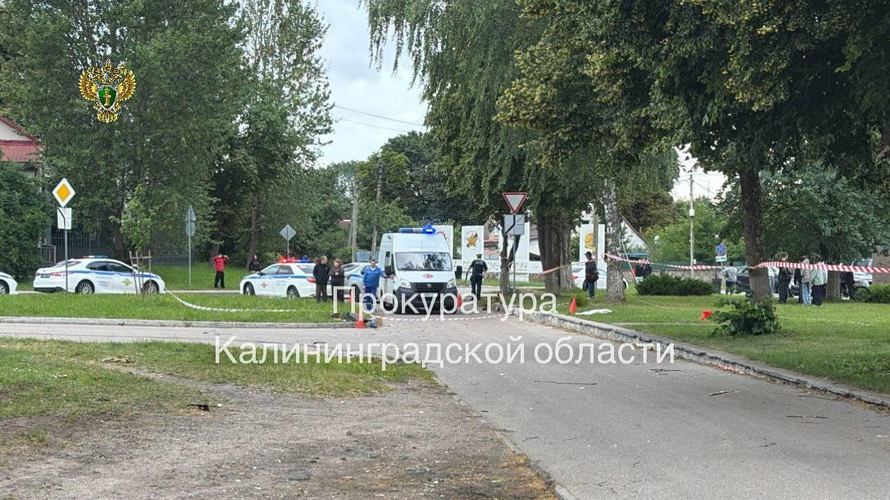 В Калининграде задержали водителя, сбившего на тротуаре женщину с детьми