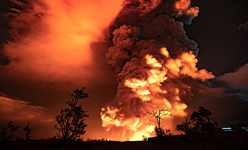 Началось извержение вулкана Килауэа на Гаваях
