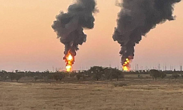 Пожар на нефтебазе в Ростовской области тушат почти неделю