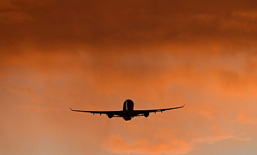 Самолет, летевший из Москвы в Баку, столкнулся с птицей