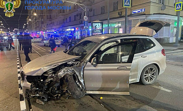Водителя BMW, сбившего людей в Москве, направили на медосвидетельствование