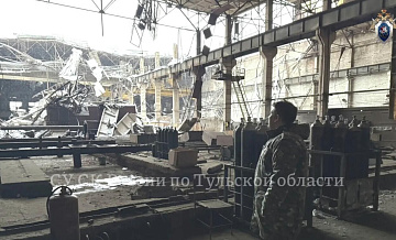 В Тульской области после обрушения крыши цеха задержали главного инженера