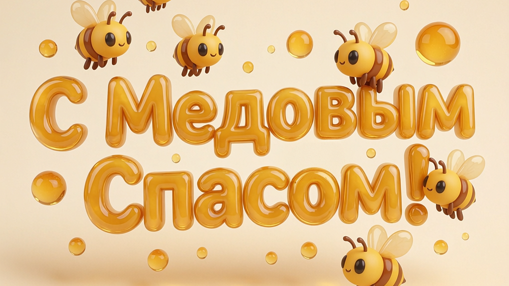 Открытки с Медовым Спасом — красивые картинки и поздравления 14 августа