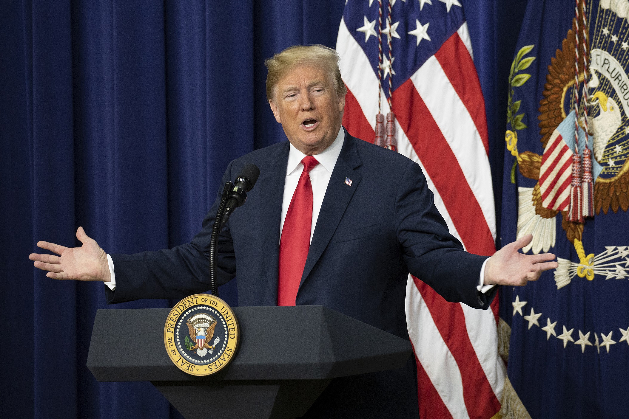 Трамп призвал Россию и Китай к сокращению военных расходов
