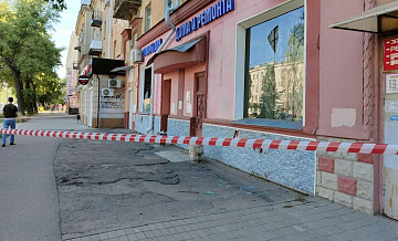 В Воронеже обследуют территорию, где упали фрагменты беспилотников