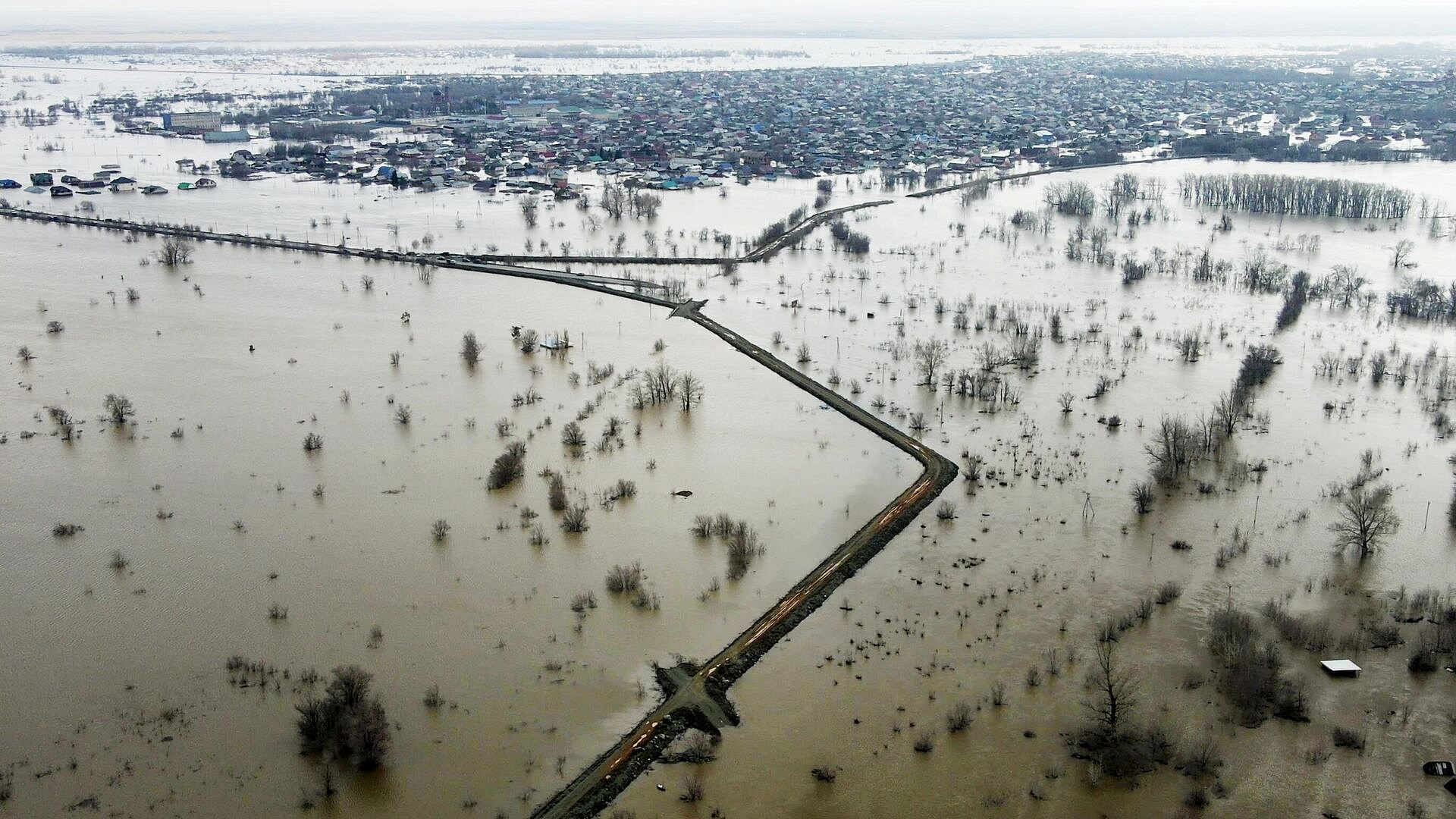 Уровень воды в Орске снизился на 28 сантиметров