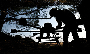 Танк в тандеме с беспилотником ликвидировали живую силу ВСУ под Харьковом