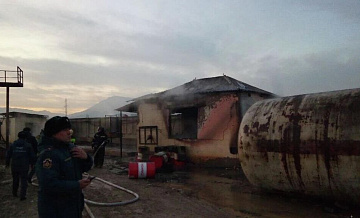 В Дагестане возбудили дело после гибели человека при пожаре на нефтебазе