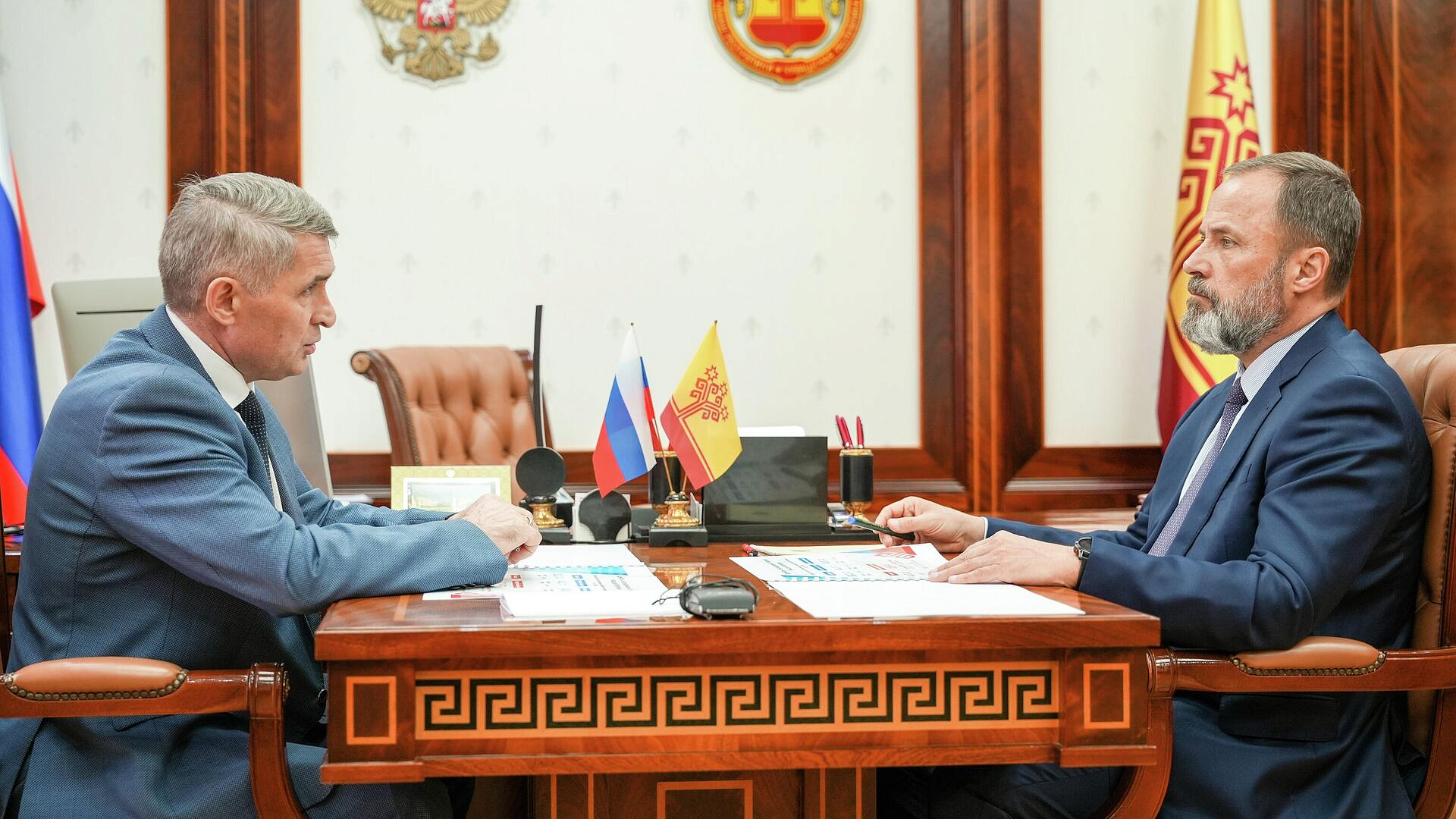 Николаев представил полпреду президента РФ направления развития Чувашии