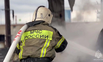 В Анапе пожарные локализовали пожар в гостиничном комплексе