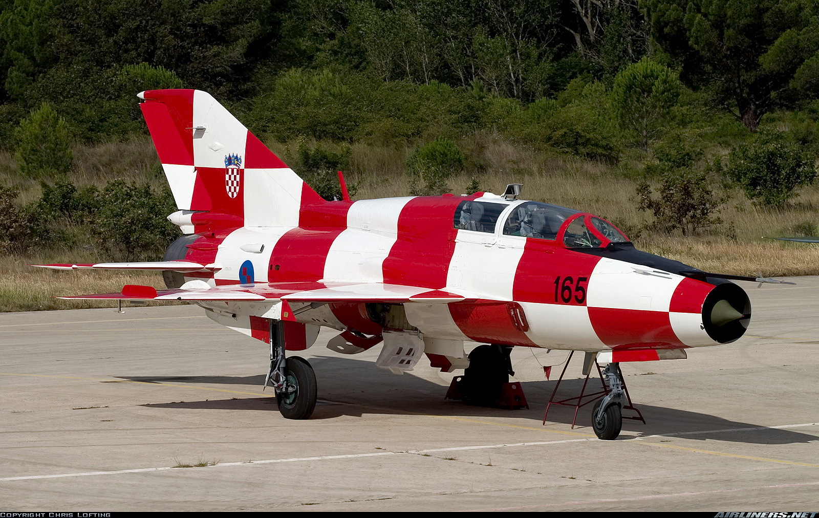 В Хорватии упал военный истребитель МиГ-21