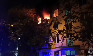 Пожар в жилом доме на юго-западе Москвы потушили