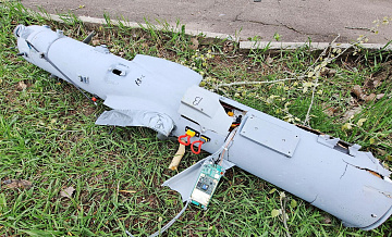 Обломки БПЛА упали на дорогу в Ростовской области