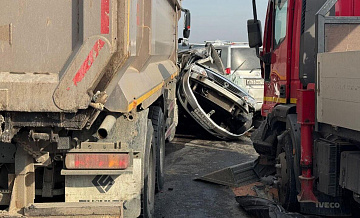 В Подмосковье арестовали водителя грузовика после ДТП на трассе М-2
