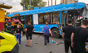 В Саратове рассказали о состоянии пострадавших в ДТП с троллейбусом