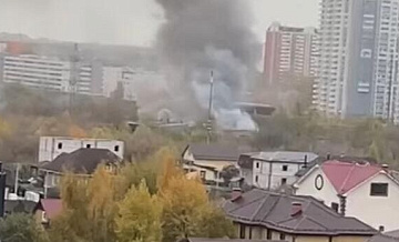 Пожар в гаражах в Люберцах локализовали