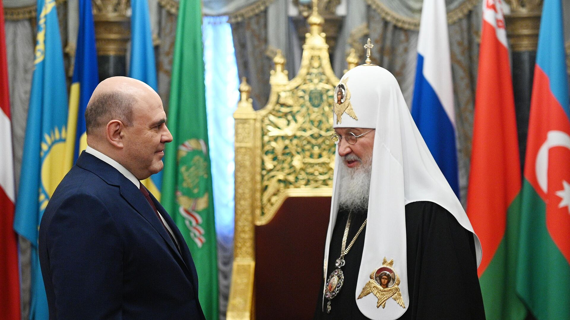 Мишустин поздравил патриарха Кирилла с Рождеством