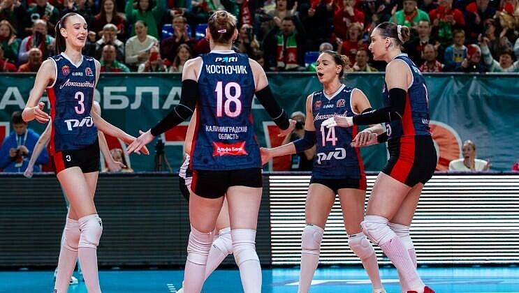 Волейболистки "Локомотива" обыграли "Заречье-Одинцово" в матче Суперлиги