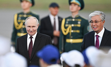 Путин отметил сотрудничество между регионами России и Казахстана