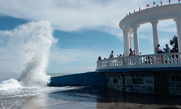 В Крыму обрушился причал