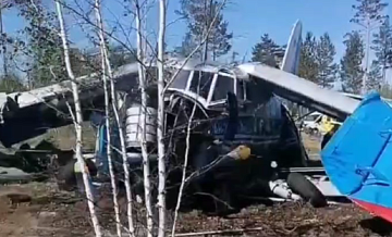 Ан-2 совершил жесткую посадку в Читинском районе