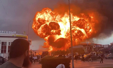 Обращений в больницу после взрыва на АЗС в Грозном не поступало