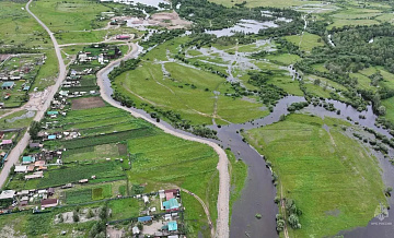 Вода ушла из подтопленных четырех жилых домов в Забайкалье