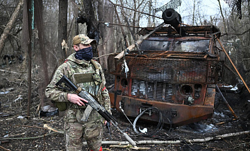 В Харьковской области уничтожили украинскую гаубицу "Богдана-Б"
