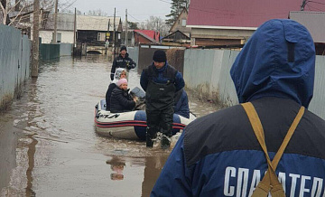 В Оренбурге уровень реки Урал за сутки поднялся на 28 сантиметров