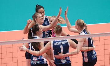 Волейболистки казанского "Динамо" обыграли московское "Динамо" в матче ЧР