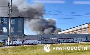Пожар на заводе в Люберцах полностью потушили