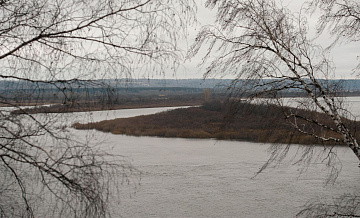 Уровень воды в реке Томь в районе Томска вновь понизился