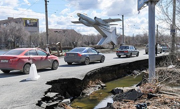 Уровень воды в реке Урал у Орска за ночь вырос на 13 сантиметров