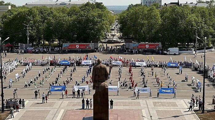 Первый Парад детских объединений прошел в Кирове