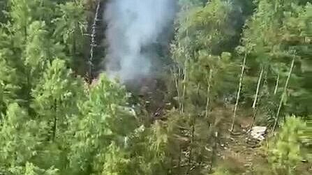 Прокуроры продолжают работу на месте крушения Ан-24