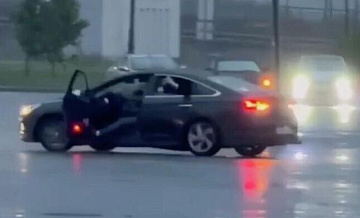 В Петербурге нелегал из Африки устроил дрифт