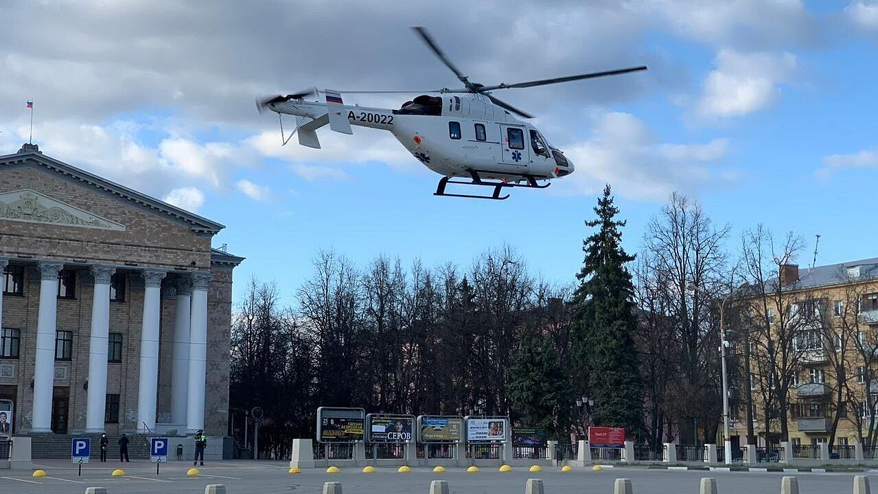 Вертолеты санавиации Московской области совершили почти 100 вылетов